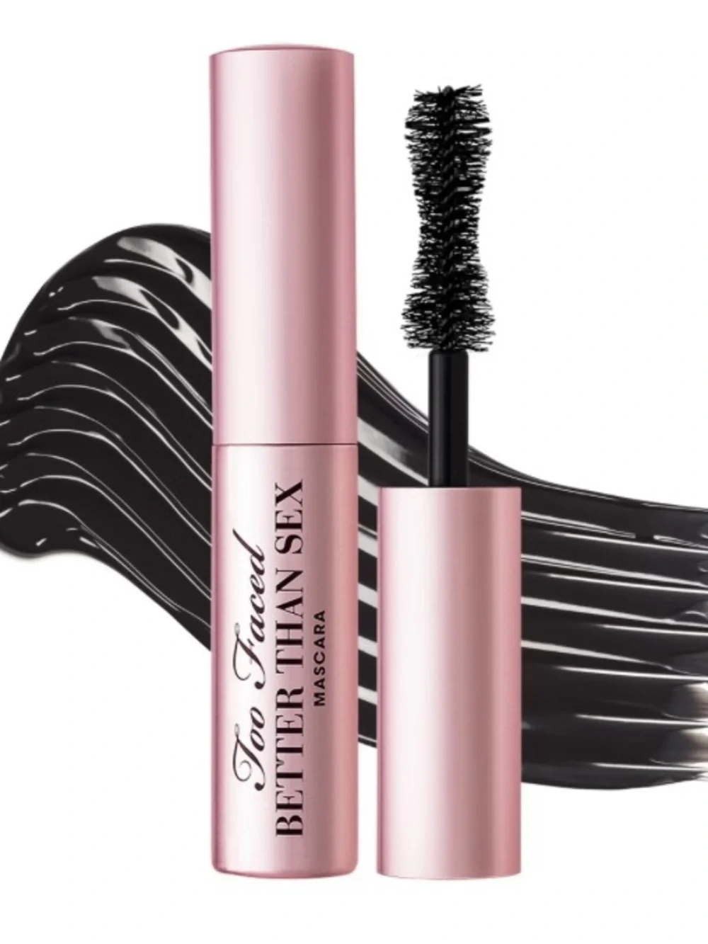 Too Faced Better Than Sex Mascara — Pink Tube, Black Formula MINI SIZE